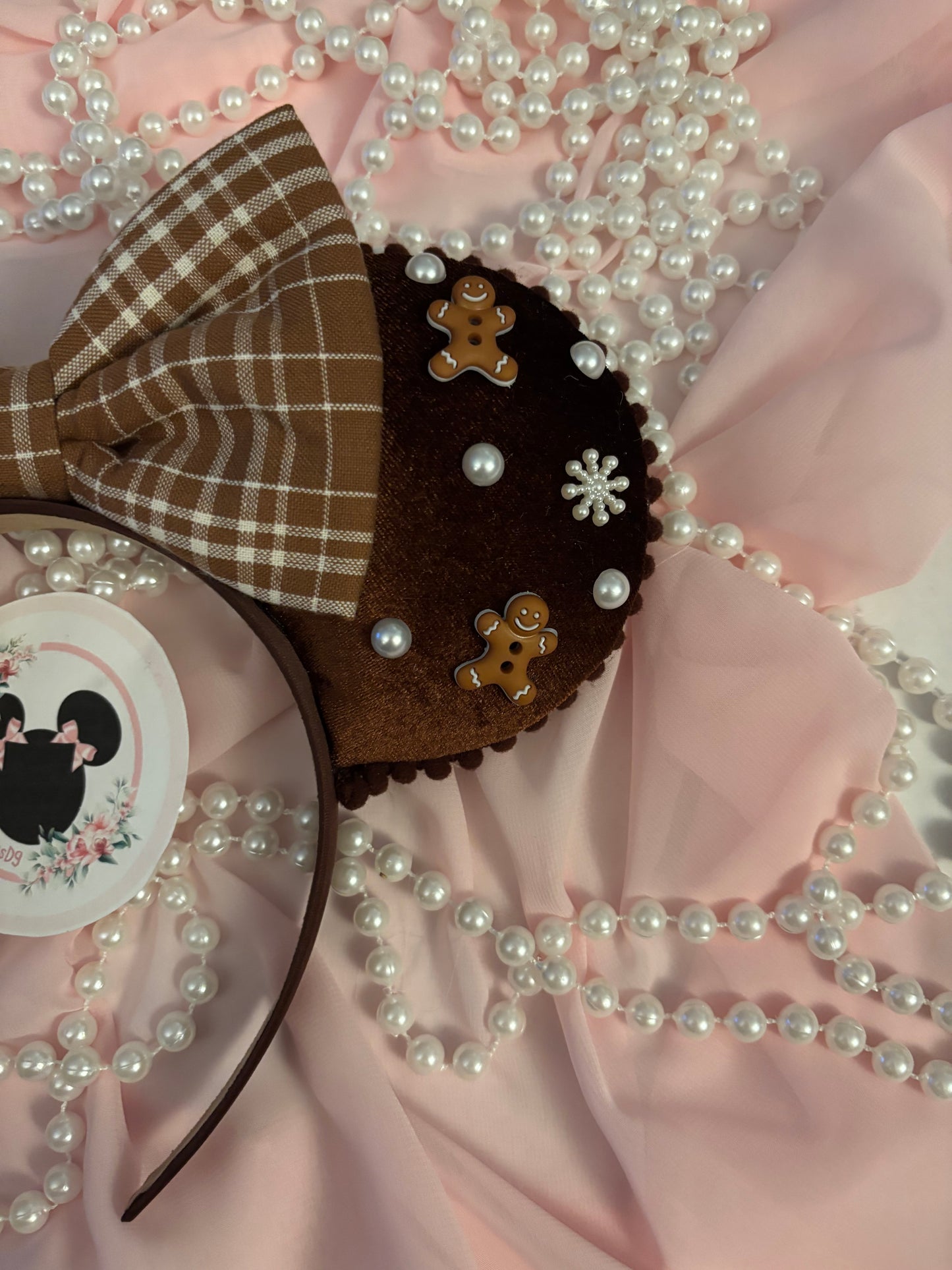 Brown ginger mouse ears